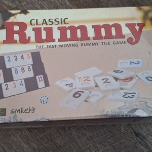 Classic Rummy Game - White and Black - NIB